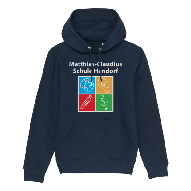 MCS Unisex Schul Hoodie in Dunkelblau
